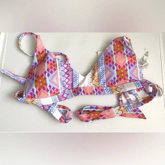 Swimwear Bikini set S Raisins Mai Tai 2 Pc Tribal Colorful Swimsuit Cheeky NEW - Picture 5 of 8